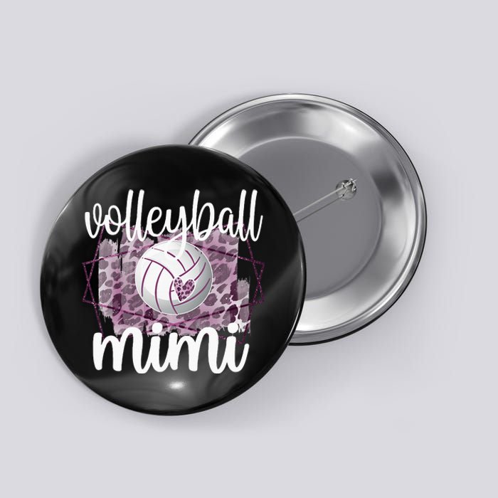 Volleyball Mimi Grandma Of Volleyball Player Button