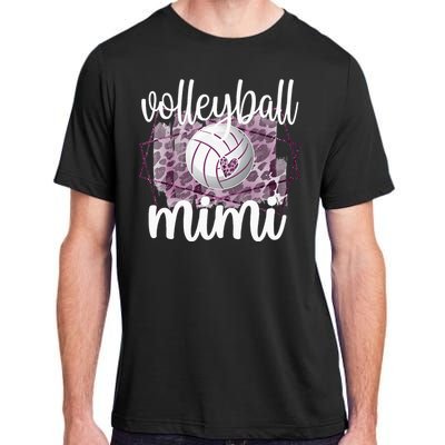 Volleyball Mimi Grandma Of Volleyball Player Adult ChromaSoft Performance T-Shirt