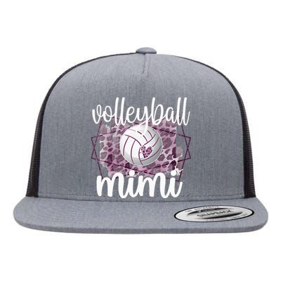 Volleyball Mimi Grandma Of Volleyball Player Flat Bill Trucker Hat