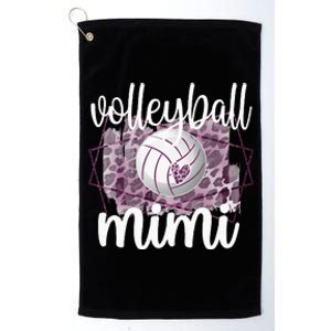 Volleyball Mimi Grandma Of Volleyball Player Platinum Collection Golf Towel