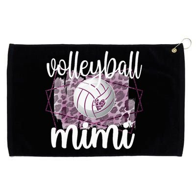 Volleyball Mimi Grandma Of Volleyball Player Grommeted Golf Towel