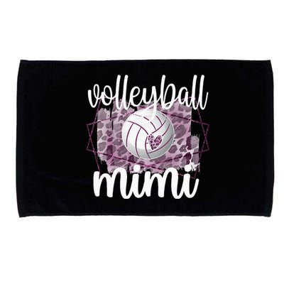 Volleyball Mimi Grandma Of Volleyball Player Microfiber Hand Towel