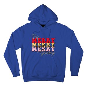 Very Merry Granny Boho Xmas Lights Leopard Christmas Pajama Cute Gift Hoodie