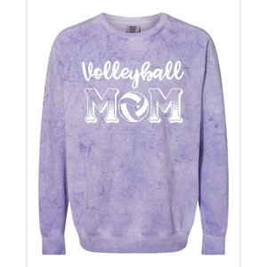 Volleyball Mom Gift For Lover Colorblast Crewneck Sweatshirt