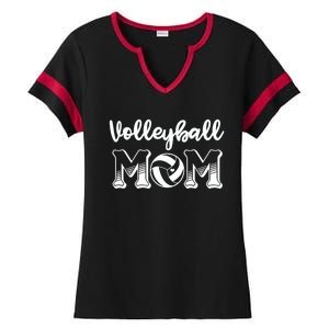 Volleyball Mom Gift For Lover Ladies Halftime Notch Neck Tee