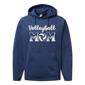 Volleyball Mom Gift For Lover Performance Fleece Hoodie