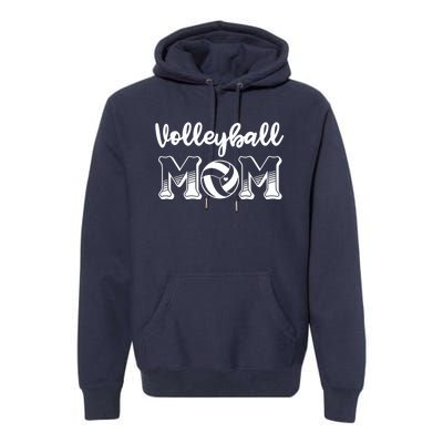 Volleyball Mom Gift For Lover Premium Hoodie