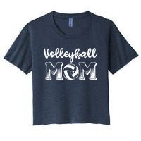 Volleyball Mom Gift For Lover Women's Crop Top Tee