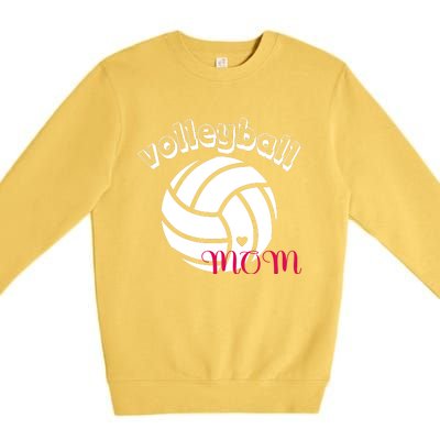 Volleyball Mom Gift Premium Crewneck Sweatshirt