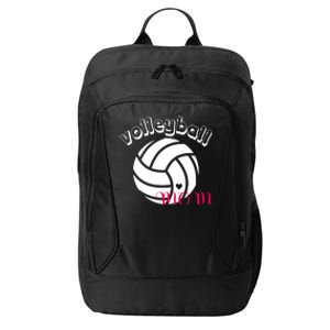 Volleyball Mom Gift City Backpack