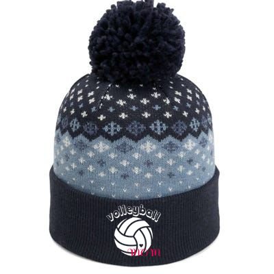 Volleyball Mom Gift The Baniff Cuffed Pom Beanie