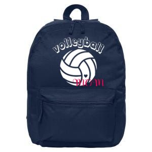 Volleyball Mom Gift 16 in Basic Backpack