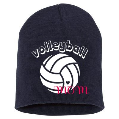 Volleyball Mom Gift Short Acrylic Beanie