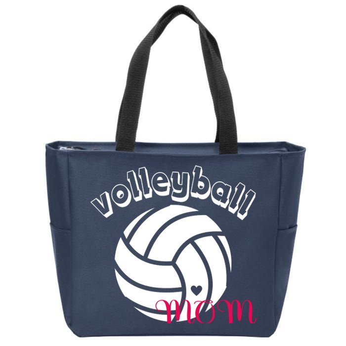 Volleyball Mom Gift Zip Tote Bag