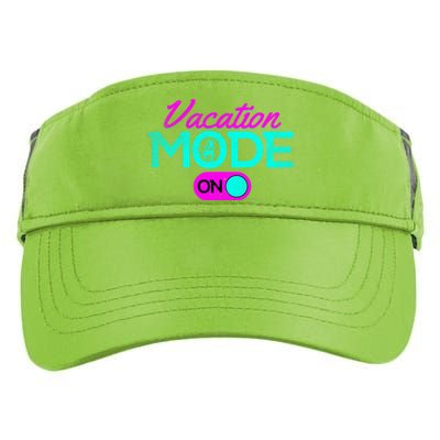 Vacation Mode Going On Vacation Beach Vacation Mode On Gift Adult Drive Performance Visor