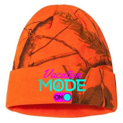 Vacation Mode Going On Vacation Beach Vacation Mode On Gift Kati Licensed 12" Camo Beanie