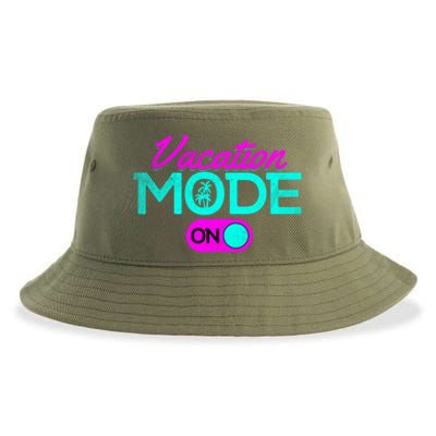 Vacation Mode Going On Vacation Beach Vacation Mode On Gift Sustainable Bucket Hat