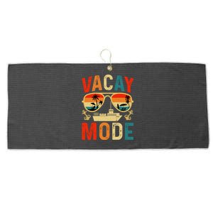 Vacay Mode Gift Large Microfiber Waffle Golf Towel