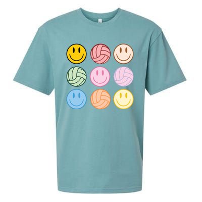 Volleyball Mom Game Day Sueded Cloud Jersey T-Shirt