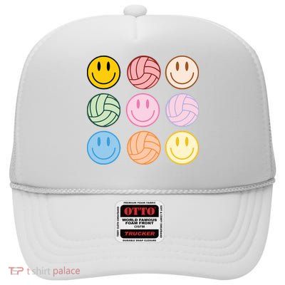 Volleyball Mom Game Day High Crown Mesh Back Trucker Hat