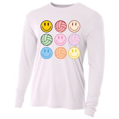 Volleyball Mom Game Day Cooling Performance Long Sleeve Crew