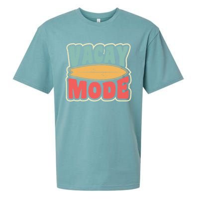 Vacay Mode Gift Vacation Mode Meaningful Gift Sueded Cloud Jersey T-Shirt