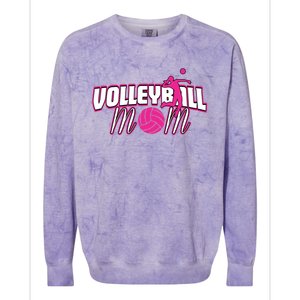 Volleyball Mom Gift Colorblast Crewneck Sweatshirt