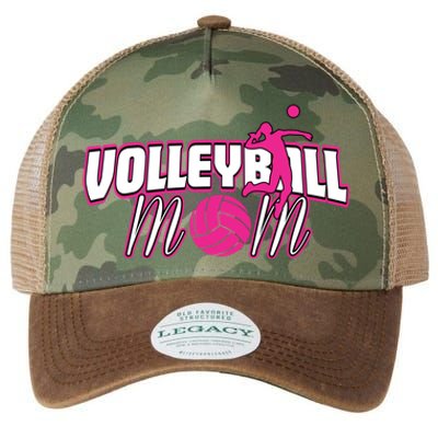 Volleyball Mom Gift Legacy Tie Dye Trucker Hat