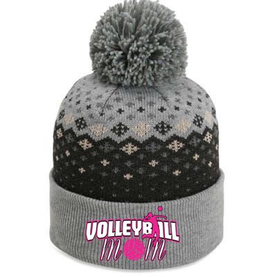 Volleyball Mom Gift The Baniff Cuffed Pom Beanie