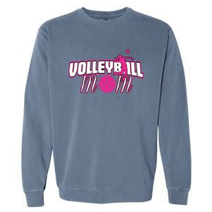 Volleyball Mom Gift Garment-Dyed Sweatshirt