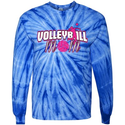 Volleyball Mom Gift Tie-Dye Long Sleeve Shirt