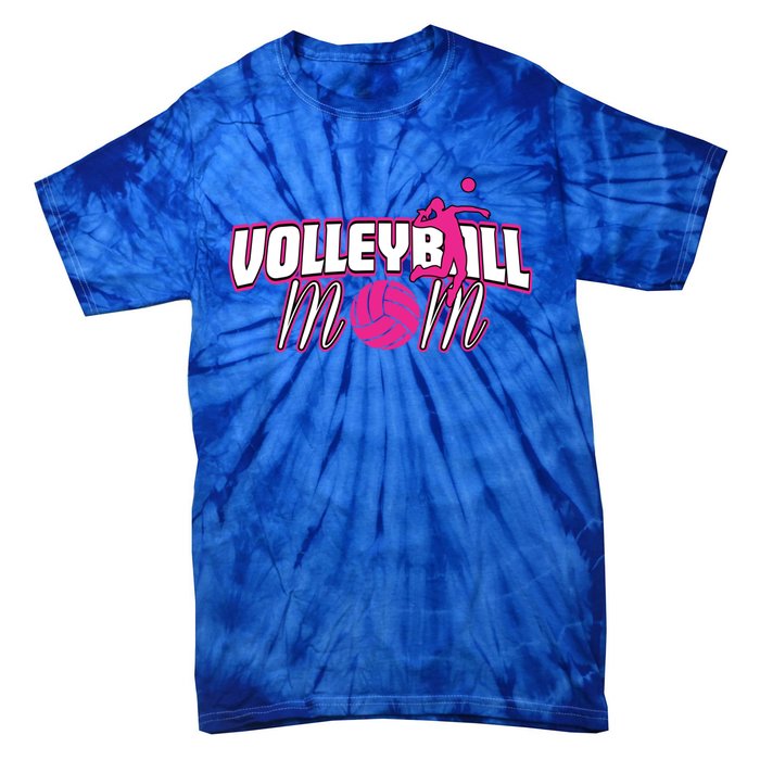 Volleyball Mom Gift Tie-Dye T-Shirt