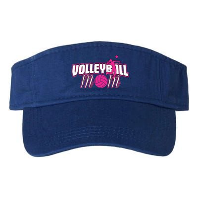 Volleyball Mom Gift Valucap Bio-Washed Visor