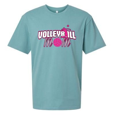 Volleyball Mom Gift Sueded Cloud Jersey T-Shirt