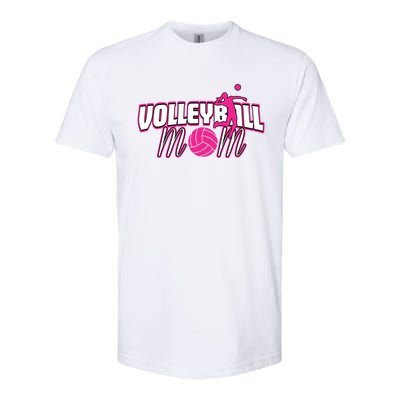 Volleyball Mom Gift Softstyle CVC T-Shirt