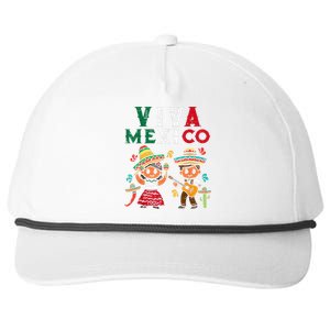 Viva Mexico Girl Maracas Guitar Mexican Independence Snapback Five-Panel Rope Hat