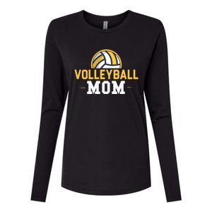 Volleyball Mom Gift Funny Sports Mom Mothers Day Womens Cotton Relaxed Long Sleeve T-Shirt