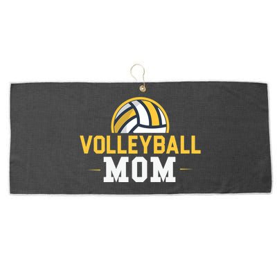 Volleyball Mom Gift Funny Sports Mom Mothers Day Large Microfiber Waffle Golf Towel