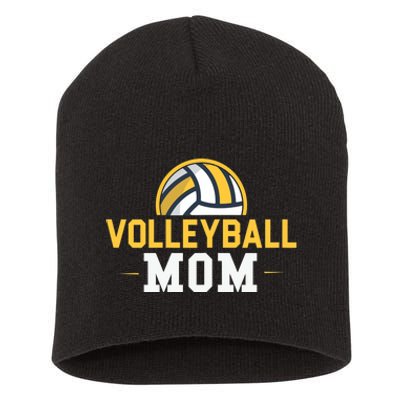 Volleyball Mom Gift Funny Sports Mom Mothers Day Short Acrylic Beanie