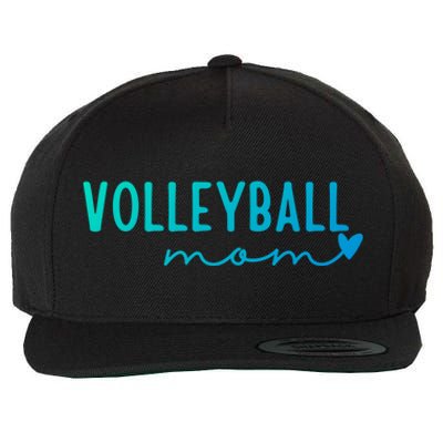 Volleyball Mom Game Love Gift Wool Snapback Cap