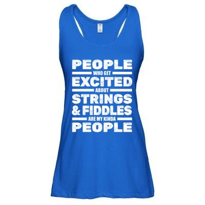 Violin Musician Gift Strings Fiddles Player Orchestra Violinist Great Gift Ladies Essential Flowy Tank