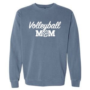 Volleyball Mom Gift Garment-Dyed Sweatshirt