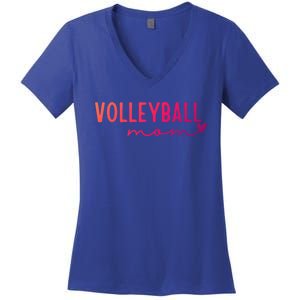 Volleyball Mom Game Love Gift Women's V-Neck T-Shirt