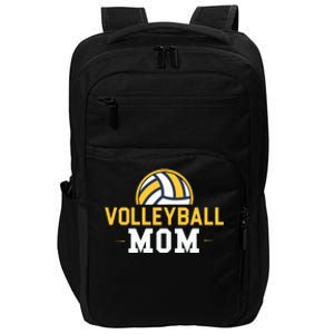 Volleyball Mom Gift Funny Sports Mom Mothers Day Impact Tech Backpack