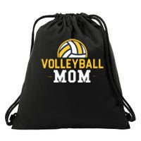 Volleyball Mom Gift Funny Sports Mom Mothers Day Drawstring Bag