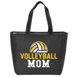 Volleyball Mom Gift Funny Sports Mom Mothers Day Zip Tote Bag