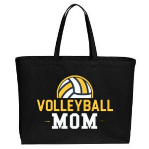 Volleyball Mom Gift Funny Sports Mom Mothers Day Cotton Canvas Jumbo Tote