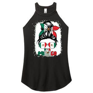 Viva Mexico Girls Mexican Flag Pride Women's Perfect Tri Rocker Tank