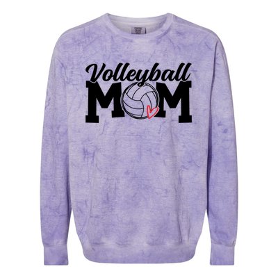 Volleyball Mom Gift Colorblast Crewneck Sweatshirt