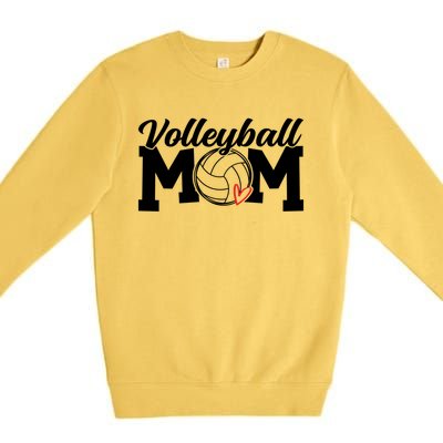 Volleyball Mom Gift Premium Crewneck Sweatshirt